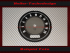 Tachoscheibe für Harley Davidson Road King FLHR 2009 bis 2012 ohne ABS Ø100 Mph zu Kmh