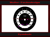 Speedometer Disc for Harley Davidson Softail Deluxe FLSTN...