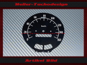 Speedometer Sticker for Pontiac Firebird 1969 160 Mph to 260 Kmh