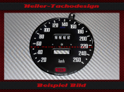 Speedometer Disc for Datsun 240Z 1969 to 1978 160 Mph to...