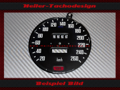 Speedometer Disc for Datsun 240Z 1969 to 1978 160 Mph to...