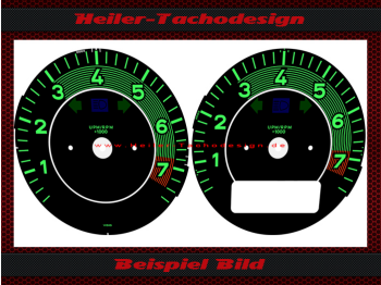 Drehzahlmesser Zifferblatt für Porsche 911 964 993 356 Design - 2