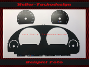 Speedometer dials for BMW F06 F10 F12 F13 M5 M6 large display 200 Mph to 330 Kmh 5000 UPM