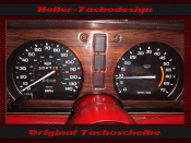 Speedometer Sticker for Chevrolet Corvette C3 1978 to1982 140 Mph to 220 Kmh