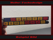 Tachosymbole Tacho Symbole Leisten für Mercedes 320...