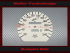 Speedometer Disc for Mercedes W124 E Class 240 Kmh Seriennr. 124 542 98 66