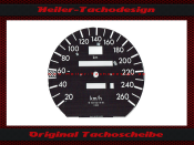 Speedometer Disc for Mercedes W124 E Class 260 Kmh...