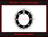 Speedometer Disc for Victoria Bergmeister 0 to 120 Kmh Ø76 mm