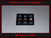 Tachosymbole Speedometer Symbols Bar for Audi Sport...