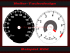 Speedometer discs for BMW E81 E82 E84 E87 E88 1 Series 260 Kmh 7500 UPM Black White