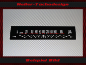 Speedometer Sticker for Chevrolet Nova Hatchback 1968 to...