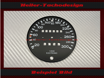 Speedometer Disc for Porsche 911 Carrera 300 Kmh