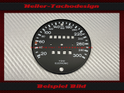 Tachoscheibe für Porsche 911 Carrera 300 Kmh