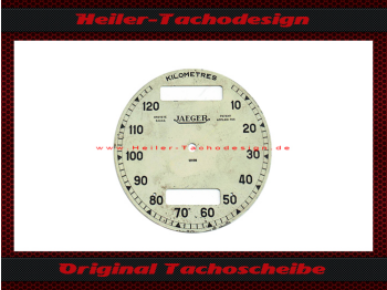 Speedometer Disc for Jaeger Ø 73,5 mm 10 to 120 Kmh