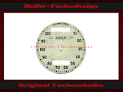 Tachoscheibe für Jaeger Ø 73,5 mm 10 bis 120 Kmh