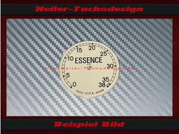 Zusatzinstrument Scheibe Tacho Scheibe ESSENCE Ø 47,5 mm