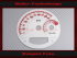 Tachoscheibe für Harley Davidson Fat Boy FLSTFB 2014 Ø100 Mph zu Kmh