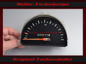 Speedometer Disc Front Glass + Skalen Sticker for...