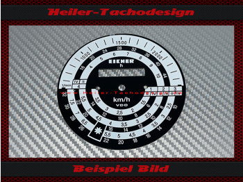 Traktormeter Tachoscheibe für Eicher 3048 3056 3066 3072 3080 3088