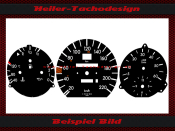 Speedometer Discs for Mercedes W126 350SD S Klasse 140...