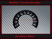 Tacho Aufkleber für Harley Davidson Sportster 1976...