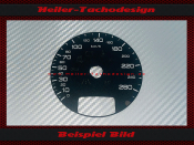 Speedometer Disc for Audi TT 8J 2007 160 Mph to 260 Kmh