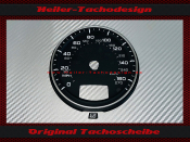 Tachoscheibe für Audi TT 8J 2007 160 Mph zu 260 Kmh
