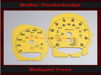 Speedometer Discs for Porsche Boxster S 981 Cayman S 718 190 Mph to 300 Kmh 9000 RPM