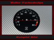 Drehzahlmesser für Opel Kadett C 8000 UPM