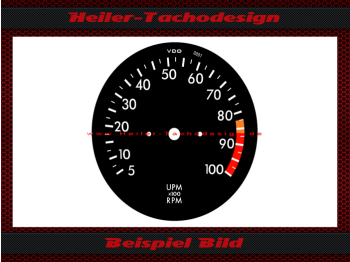 Tachometer Disc for Opel Kadett C 10000 RPM