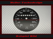 Speedometer Disc for Opel Kadett C 240 Kmh