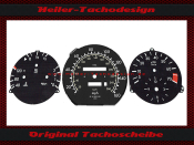 Set Speedometer Discs for Mercedes W124 E Klasse 160 Mph...