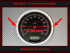 Blacker Front Ring Speedometer Ring for Harley Davidson Speedometer Ø 94 mm