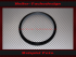 Schwarzer Frontring Tachoring für Harley Davidson Tacho Ø 116 mm