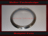 Set Front Ring + Gummi + Glass for Harley Davidson FL Speedometer Ø 118 mm