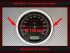 Set Front Ring + Gummi + Glass for Harley Davidson FL Speedometer Ø 118 mm