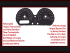 Speedometer Sticker for Harley Davidson Street Glide Special 2018 Ø80 120 Mph to 190 Kmh