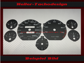 Speedometer Discs for Audi V8 D11 Typ44 1991 to 1994