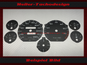 Speedometer Discs for Audi V8 D11 Typ44 1991 to 1994
