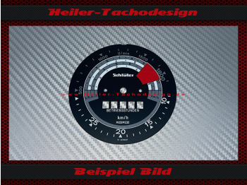 Traktormeter Speedometer Disc for Schlüter Super 650 VS 1970 - 2