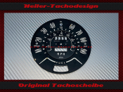 Tachoscheibe für Triumph Herald 1960 Jaeger 90 Mph...