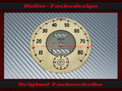 Tachoscheibe für Smiths UK 85 Mph zu 140 Kmh x58948