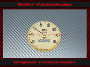 Tachoscheibe für Smiths UK 85 Mph zu 140 Kmh X.70620/7