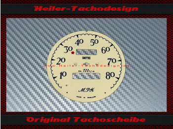 Speedometer Disc for Smiths UK 85 Mph to 140 Kmh SN.5207/16