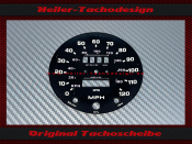 Speedometer Disc for Triumph Spitfire 1975 Smiths UK...