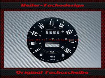 Speedometer Disc for Smiths UK 80 Mph to 130 Kmh SNT-6210/00