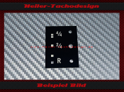 Mittelinstrumente Sticker for Mercedes W113 230 SL Pagode...