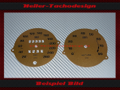 Speedometer Disc for Bitter SC 1981 bis 1989  160 Mph to...