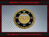 Speedometer Disc for Bücker 0 to 120 Kmh