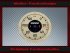 Speedometer Disc for VDO General 0 to 120 Kmh Ø112 mm